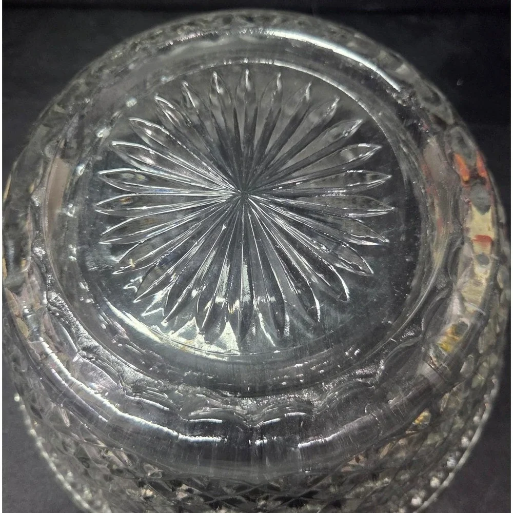 Anchor Hocking Wexford Serving Bowl, Vintage Clear Glassware, Table‎ Centerpiece
